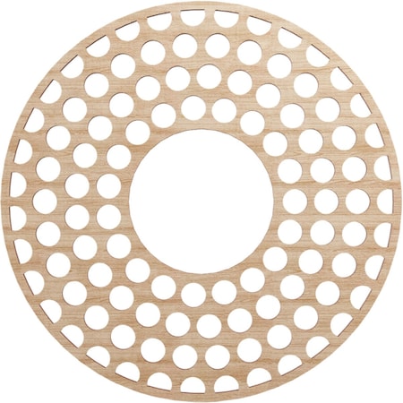 Ekena Millwork Fink Wood Fretwork Pierced Ceiling Medallion, Alder, 18"OD x 6 1/2"ID x 3/8"T CMWP18X18X0375FFAL